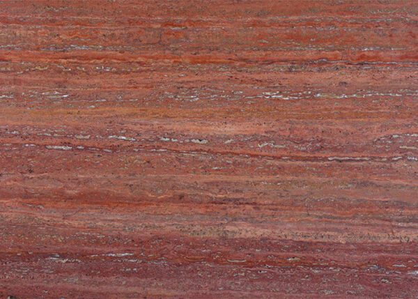 Red travertine