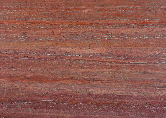 Red travertine